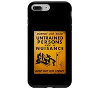 British WW2 Air Raid Warning Propaganda Ambulance Scene Case for iPhone 7 Plus/8 Plus