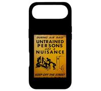 British WW2 Air Raid Warning Propaganda Ambulance Scene Case for iPhone Air