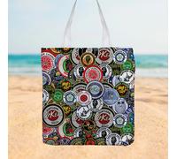 BritishmadeGifts Northern Soul Patches - Canvas Tote bag