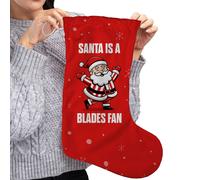 BritishmadeGifts Santa is a Blades Football Fan - Christmas Stocking