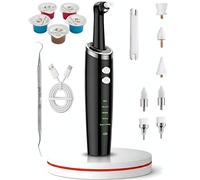 Britiva Professional Electric Tooth Polisher, Plaque Remover for Teeth, Tooth Stain Tartar Remover, Teeth Cleaner, Dental Cleaning Kit for Tooth Whitening, 5 Modes, Rechargeable & LED Light