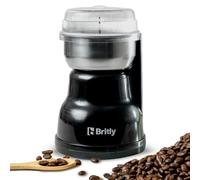 Britly Coffee Grinder | 160W Electric Coffee Grinder | Stainless Steel Blades for Coffee Beans Spices and Herbs | One Touch Operation | 1 Year Warranty