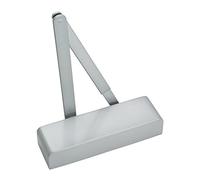 Briton 1110.S.SES Size 2-4 CE Door Closer Soft Line Cover C/W Flatform Arm for Fire Doors - Silver