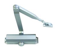 Briton 121CE.SES CE Closer: Fixed Size 3 for Fire Doors, Silver