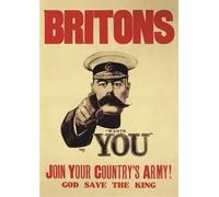 Briton Needs You WW1 Propaganda War Wall Art Poster Print | (A1 594 x 841mm)
