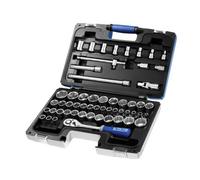 Britool Socket & Accessory Set Expert E032909B – 55pc A/F & Metric 1/2in Drive