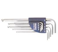 Britool Expert E117816B Ball End Hex Key Long Arm Set of 9 Imperial (1/16-3/8in)