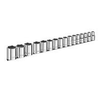 Britool Expert by Facom 1/2" Socket Set 16pc 10-32mm Range + Metal Rack E032902 rdgtools