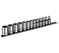 Britool Expert by Facom 1/4" Socket Set 13pc 4-14mm Range and Metal Rack E194675 rdgtools