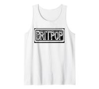 Britpop 1990's British Pop UK Music Lover Tank Top