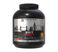 BRITPRO - BRIT Whey, 2kg - Banana Caramel Flavour - 24g Protein, No Added Sugar, No Additives - Whey Protein Concentrate - Lean Muscle, Recovery & Strength - Made in The UK