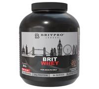 BRITPRO - BRIT Whey, 2kg - Chocolate Smoothe Flavour - 24g Protein, No Added Sugar, No Additives - Pure Whey Isolate & Concentrate Blend - Lean Muscle, Recovery & Strength - Made in The UK