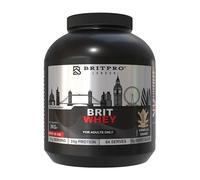 BRITPRO - BRIT Whey, 2kg - Vanilla Shake Flavour - 24g Protein, No Added Sugar, No Additives - Whey Protein Concentrate - Lean Muscle, Recovery & Strength - Made in The UK