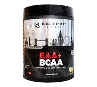 BRITPRO - EAA + BCAA, 400g - Orange Popsicle Flavour - Essential Amino Acids, BCAA 2:1:1 - Muscle Growth, Recovery & Endurance - Intra-Workout Performance - Made in The UK