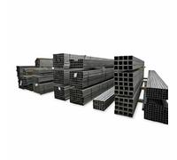 Britshield - 50x25x2mm Mild Steel Rectangular Hollow Box Section (RHS) - S235JR BS4848 - Custom Cut to Length - Pack of 2