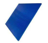 Britshield Blue Multiwall Polycarbonate Roofing Sheet, 4mm Thickness, UV Protected, Cut to Size