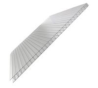 Britshield Clear Multiwall Polycarbonate Roofing Sheet, 10mm Thickness, UV Protected, Cut to Size