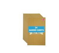 Britshop Sanded Sheets For Birds Cage, 40cm x 25cm, Pack of 24 Bird Cage Liners