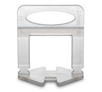 BritSupply Tile Leveling System 2mm - 600 pcs Tile Spacer Clips for 3-15mm Tiles, Clean-Break Anti-Lippage for Ceramic & Porcelain Wall & Floor Tiling