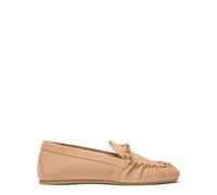 Britt Bow Loafer- female- Stuart Weitzman- Loafers- Beige- 7 UK- Shoes 7 UK