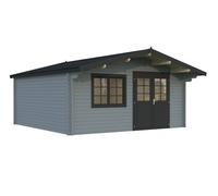 Britta XL (5x5m | 22.3m2 | 40mm) Swiss Chalet Style Garden Log Cabin