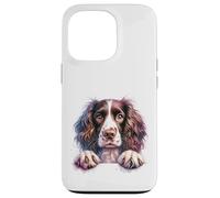Brittany English Springer Spaniel Cocker Spaniels Dog Face Case for iPhone 13 Pro