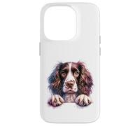 Brittany English Springer Spaniel Cocker Spaniels Dog Face Case for iPhone 14 Pro