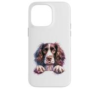Brittany English Springer Spaniel Cocker Spaniels Dog Face Case for iPhone 14 Pro Max