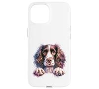 Brittany English Springer Spaniel Cocker Spaniels Dog Face Case for iPhone 15