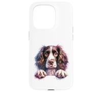 Brittany English Springer Spaniel Cocker Spaniels Dog Face Case for iPhone 15 Pro
