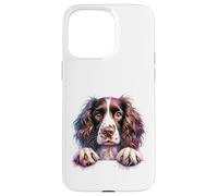 Brittany English Springer Spaniel Cocker Spaniels Dog Face Case for iPhone 15 Pro Max