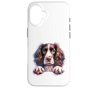 Brittany English Springer Spaniel Cocker Spaniels Dog Face Case for iPhone 16