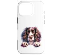 Brittany English Springer Spaniel Cocker Spaniels Dog Face Case for iPhone 16 Pro