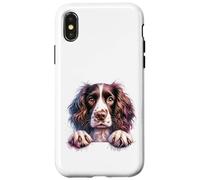 Brittany English Springer Spaniel Cocker Spaniels Dog Face Case for iPhone X/XS