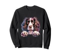 Brittany English Springer Spaniel Cocker Spaniels Dog Face Sweatshirt
