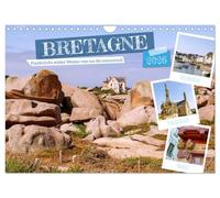 Brittany. France's wild west from rugged to romantic UK-Version (Wall Calendar 2026 DIN A4 Landscape), CALVENDO 12 Month Wall Calendar