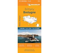Brittany - Michelin Regional Map 512 (Michelin Maps, 512)