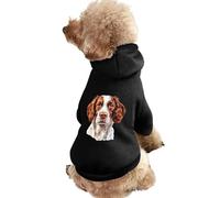 Brittany Spaniel Dog Funny Dog Hoodie Sweatshirts Pet Pullover Puppy Cats Clothes for Small Medium Large