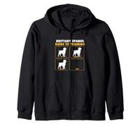 Brittany Spaniel Guide To Training - American Brittany Zip Hoodie