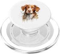 Brittany Spaniel Lovers Design Pop Art Brittany Spaniel Dog PopSockets PopGrip for MagSafe