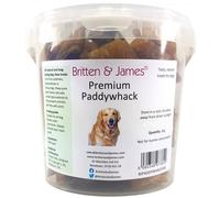 Britten and James Premium Beef Paddywack Neck Cartilage Chews for Dogs (3L tub). A 100% Natural and Long-Lasting Dog Chew Treat