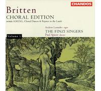 BRITTEN: CHORAL EDITION, VOLUME I NEW CD
