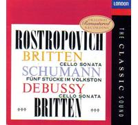 Britten/Debussy/Schumann: Works for Cello and Piano