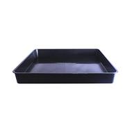 Britten & James 60 x 60cm Large Square Deep Black Garden Tray