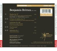 BRITTEN: PHAEDRA; A CHARM OF LULLABIES; LACHRYMAE; TWO PORTRAITS; SINFONIETTA NE