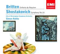 Britten/Shostakovich - Sinfonia Da Requiem/Symphony No. 10 (Rattle, Cbso)