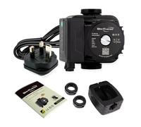 BritTherm P1 25/4-130 Central Heating Circulating Pump | 4m Head, 3.0 m3/h Max Flow, EEI <0.16 | Auto/Night Modes, 130mm Port-to-Port, 1 1/2" Connections
