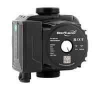 BritTherm P1 25/6-130 A-Rated Central Heating Circulating Pump | 6m Head, 3.7 m3/h Max Flow, EEI <0.20 | Auto/Night Modes, 130mm Port-to-Port, 1 1/2" Connections