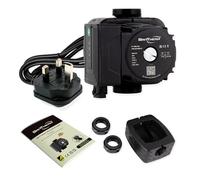 BritTherm P1 25/8-130 Central Heating Circulating Pump | 8m Head, 5.2 m3/h Max Flow, EEI <0.20 | Auto/Night Modes, 130mm Port-to-Port, 1 1/2" Connections