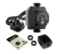 BritTherm P1 25/9-180 A-Rated Central Heating Circulating Pump | 9m Head, 5.4 m3/h Max Flow, EEI <0.21 | Auto/Night Modes, 180mm Port-to-Port, 1 1/2" Connections